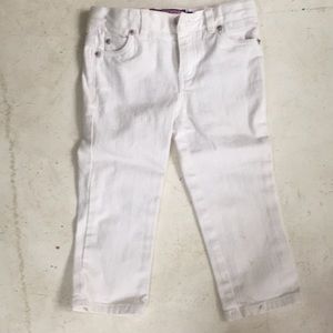 Perfect for summer Girls Capri White Jeans